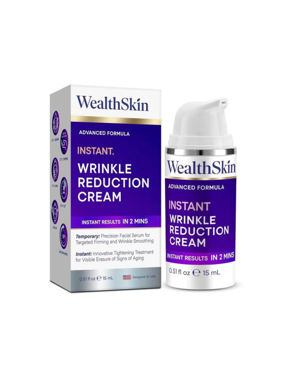 Wealthskin Advanced Formula Instant Wrinkle Reduction